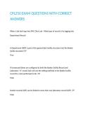 CPL250 EXAM QUESTIONS WITH CORRECT ANSWERS 