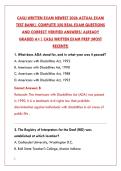 CASLI WRITTEN EXAM PREP 2026 &ndash; 200&plus; REAL TEST QUESTIONS & VERIFIED ANSWERS &vert; PASS THE INTERPRETER KNOWLEDGE TEST&NewLine;&NewLine;