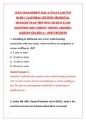 CCRM EXAM PREP 2026 &ndash; 200&plus; REAL TEST QUESTIONS & VERIFIED ANSWERS &vert; PASS THE CALIFORNIA CERTIFIED RESIDENTIAL MANAGER EXAM&NewLine;&NewLine;