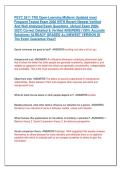 PSYC 3611 TRU Open-Learning Midterm Updated most &NewLine;Frequent Tested Exam 2026 WITH Recent Newest Verified &NewLine;And Well Analyzed Exam Questions  &lpar;Actual Exam 2026&NewLine;2027&rpar; Correct Detailed & Verified ANSWERS &lpar;100&percnt; Accurate &NewLine;Solutions&rpar; ALREADY GRADED A&plus;&vert;&vert;NEWEST