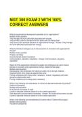 MGT 300 EXAM 2 WITH 100&percnt; CORRECT ANSWERS