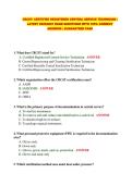 CRCST&colon; CERTIFIED REGISTERED CENTRAL SERVICE TECHNICIAN &vert; LATEST 2026&sol;2027 EXAM QUESTIONS WITH 100&percnt; CORRECT ANSWERS &vert; GUARANTEED PASS&NewLine;&NewLine;