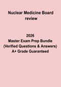 Nuclear Medicine Board Review Study Guide 2026 &vert; Complete NMTCB Exam Prep Notes&comma; Questions & Answers