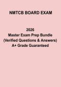 NMTCB Board Exam Study Guide 2026 &vert; Complete Nuclear Medicine Technologist Exam Prep&comma; Questions & Answers