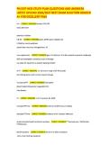 PN EXIT HESI STUDY PLAN QUESTIONS AND ANSWERS &NewLine;LATEST UPLOAD 2026&sol;2027 BEST EXAM SOLUTION GRADED &NewLine;A&plus; FOR EXCELLENT PASS 
