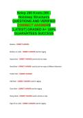 Neiep 200 Knots &semi;200 - Hoistway Structures QUESTIONS AND VERIFIED CORRECT ANSWERS GRADED A&plus; -LATEST 2026-2027- 100- GUARANTEED PASS&period;docx&NewLine;&NewLine;