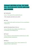 CGS1060C MIDTERM ACTUAL TEST BANK&NewLine;FULL SOLUTION WITH TESTED QUESTIONS&NewLine;AND ANSWERS