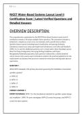 NICET Water-Based Systems Layout Level II &NewLine;Certification Exam &vert; Latest Verified Questions and &NewLine;Detailed Answers 