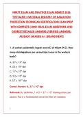  NRRPT EXAM &lpar;2026&rpar; &ndash; COMPLETE TEST BANK WITH 200&plus; Q&AS & DETAILED RATIONALES