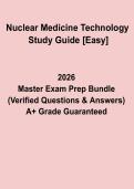 Nuclear Medicine Technology Study Guide &lpar;Easy Version&rpar; 2026 &vert; Simplified NMTCB Exam Prep Notes & Revision Guide