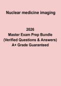 Nuclear Medicine Imaging Study Guide 2026 &vert; Complete NMTCB Exam Prep Notes&comma; Procedures & Interpretation Guide
