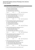 Exploring Anatomy & Physiology in the Laboratory 4th Edition Erin Amerman Test Bank Exam Questions and Answer Guide