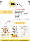 Telling the Time&colon; All Notes