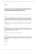 HESI RN exit EXAM A&plus; GRADE ASSURED COMPLETE SOLUTIONS AND VERIFIED ANSWERS