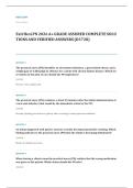 HESI PN comprehensive EXAM A&plus; GRADE ASSURED COMPLETE SOLUTIONS AND VERIFIED ANSWERS