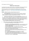 WGU D080 Study Guide Questions and Answers &vert; Complete Module Breakdown &vert; 2026 Updated Comprehensive Exam Prep &vert; 100&percnt; Correct&period;