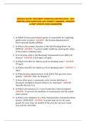ARIZONA WATER TREATMENT OPERATOR&colon; LATEST 2026&sol;2027 EXAM BUNDLE COMPLETE QUESTIONS & 100&percnt; VERIFIED ANSWERS &lpar;PASS GUARANTEE&rpar;