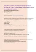 AORN Periop 101 Final Exam 160 Questions and Answers with Verified Detailed Rationales Latest Version A&plus;
