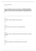 Portage Learning CHEM 103 chemistry EXAM A&plus; GRADE ASSURED COMPLETE SOLUTIONS AND VERIFIED ANSWERS