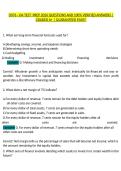 WGU D076 OA Test Prep 2026 Questions and Answers with Verified Solutions and Detailed Rationales Latest Version A&plus;&NewLine;