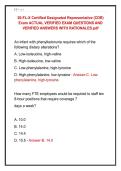 20-FL-X Certified Designated Representative &lpar;CDR&rpar; &NewLine;Exam ACTUAL VERIFIED EXAM QUESTIONS AND &NewLine;VERIFIED ANSWERS WITH RATIONALES&period;pdf 