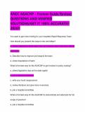 ANCC AGACNP - Frances Guide Review&vert;&NewLine;QUESTIONS AND VERIFIED SOLUTIONS&sol;GET IT 100&percnt; ACCURATE&excl;&excl; 2026&excl;&excl;