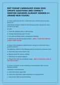 EMT FISDAP CARDIOLOGY EXAM 2026 UPDATE QUESTIONS AND CORRECT VERIFIED ANSWERS ALREADY GRADED A&plus; &lpar;BRAND NEW VISION&rpar;