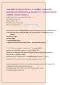 AORN Periop 101 Final Exam 160 Questions and Answers with Verified Detailed Rationales Latest Version A&plus;