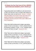 G33 Master Gas Pipe Fitter Exam ACTUAL VERIFIED &NewLine;QUESTIONS AND ANSWERS LATEST UPDATE&period;pdf