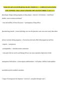 NURS 5334 ADVANCED PHARMACOLOGY MODULE 2  &vert;  COMPLETE QUESTIONS AND ANSWERS &vert; 2026 LATEST UPDATED&vert; 100&percnt; RATED CORRECT &vert; GET A&plus;&excl;&excl;