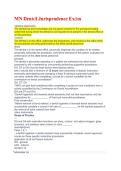 Minnesota Dental Jurisprudence Exam Study Guide Questions and Answers with Detailed Explanations Latest Version A&plus;