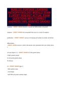 NURS 231 PORTAGE LEARNING&NewLine;PATHOPHYSIOLOGY MODULE EXAM&NewLine;2 LATEST 2026&sol;2027 ACTUAL EXAM&NewLine;QUESTIONS WITH CORRECT&NewLine;ANSWERS 100&percnt; VERIFIED GRADED&NewLine;A&plus;