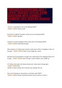 PORTAGE PATHOPHYSIOLOGY 7&NewLine;LATEST 2026&sol;2027 ACTUAL EXAM&NewLine;QUESTIONS WITH CORRECT&NewLine;ANSWERS 100&percnt; VERIFIED GRADED&NewLine;A&plus;