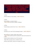 PORTAGE PATHOPHYSIOLOGY EXAM&NewLine;1 LATEST 2026&sol;2027 ACTUAL EXAM&NewLine;QUESTIONS WITH CORRECT&NewLine;ANSWERS 100&percnt; VERIFIED GRADED&NewLine;A&plus;