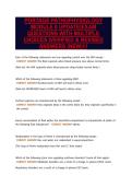 PORTAGE PATHOPHYSIOLOGY&NewLine;MODULE 8 UPDATE&vert;EXAM&NewLine;QUESTIONS WITH MULTIPLE&NewLine;CHOICES &vert;VERIFIED & REVISED&NewLine;ANSWERS &lpar;NEW&rpar;&excl;&excl;&excl;