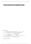 WATER HEATERS - TEXAS MASTER PLUMBER EXAM PREP VERIFIED QUESTIONS & ANSWERS