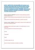 EXAM 1 MARKETING COB 300 MCMILLEN Updated most &NewLine;Frequent Tested Exam 2026 WITH Recent Newest Verified &NewLine;And Well Analyzed Exam Questions  &lpar;Actual Exam 2026&NewLine;2027&rpar; Correct Detailed & Verified ANSWERS &lpar;100&percnt; Accurate &NewLine;Solutions&rpar; ALREADY GRADED A&plus;&vert;&vert;NEWEST V