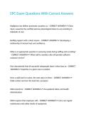 EPC Exam Questions With Correct Answers&period;