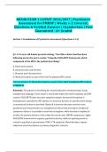 NR548 EXAM 1 LATEST 2026&sol;2027 &vert; Psychiatric Assessment for PMHNP &vert; Weeks 1-2 Covered &vert; Questions & Verified Answers &vert; Chamberlain &vert; Pass Guaranteed - A&plus; Graded&NewLine;&NewLine;