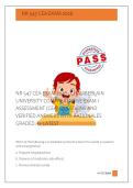 NR 547 CEA EXAM 2026 - CHAMBERLAIN &NewLine;UNIVERSITY COMPREHENSIVE EXAM 1 &NewLine;ASSESSMENT &lpar;CEA&rpar; QUESTIONS AND &NewLine;VERIFIED ANSWERS WITH RATIONALES &NewLine;GRADED A&plus; LATEST &NewLine; 