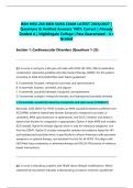 BSN HESI 266 MED SURG EXAMS STUDY BUNDLE 2026&sol;2027 &vert; All Latest Updates &vert; Complete Solutions &vert; Questions & Verified Answers 100&percnt; Correct &vert; Already Graded A &vert; Nightingale &vert; Pass Guaranteed - A&plus; Graded