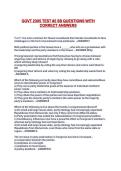 GOVT 2305 TEST &num;2 SB QUESTIONS WITH CORRECT ANSWERS