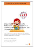 &lpar;2023 &sol; 2024&rpar; RN VATI Comprehensive &NewLine;Predictor Form A&comma; B&comma; & C&comma; Exam 1 with NGN &NewLine;Questions and Revised Correct Answers&comma; 100&percnt; &NewLine;Guarantee Pass GRADED A&plus; 