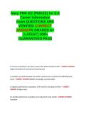  PMK-EE E 1-5&colon; All Sections exam &semi;Professional Military Knowledge Eligibility Exam &lpar;PMK-EE&rpar; for E1-4&colon; Leadership and Character exam &semi;Navy PMK-EE &lpar;PMKEE&rpar; for E-1-6 Leadership and Character exam QUESTIONS AND VERIFIED CORRECT ANSWERS GRADED A&plus; -LATEST 2026-