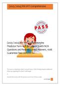  RN VATI Comprehensive &NewLine;Predictor Form A&comma; B&comma; & C&comma; Exam 3 with NGN &NewLine;Questions and Revised Correct Answers&comma; 100&percnt; &NewLine;Guarantee Pass GRADED A&plus; 