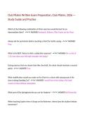 Club Pilates Written Exam Preparation&comma; Club Pilates&comma; 2026 &mdash; Study Guide and Practice&NewLine;