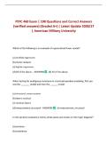 PSYC 460 Exam &vert; 108 Questions and Correct Answers &lpar;verified answers&rpar; &lpar;Graded A&plus;&rpar; &vert; Latest Update 2026&sol;27 &vert; American Military University