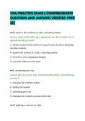 CNA PRACTICE EXAM 2 COMPREHENSIVE&NewLine;QUESTIONS AND ANSWERS VERIFIED PREP&NewLine;SET&NewLine;