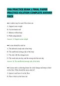 CNA PRACTICE EXAM 2 FINAL PAPER&NewLine;PRACTICE SOLUTION COMPLETE ANSWER&NewLine;PACK