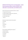 SNCOA JNT-301S The Air Force Joint Operations &ndash; Senior Noncommissioned Officer Academy &lpar;SNCOA&rpar; Latest 2026&sol;2027&vert; Actual Questions and Verified Answers&NewLine;